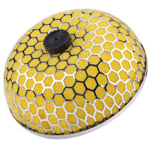 Universal Yellow Car Air Intake Filter, 76mm Inlet, High Flow