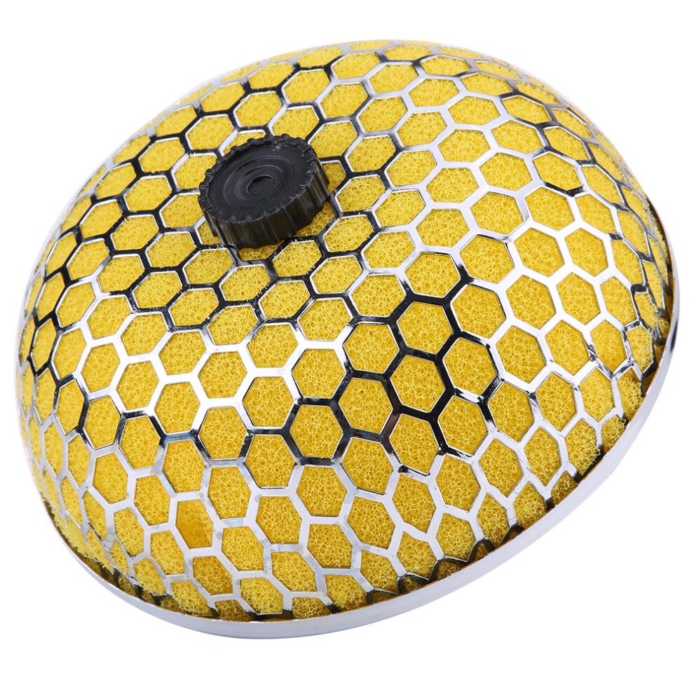Universal Car Air Intake Filter, 76Mm Inlet, High Flow Yellow 6911362809382
