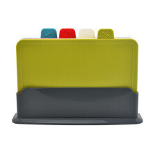 Tábuas de corte com código de cores para fácil armazenamento e secagem, design antiderrapante, material de qualidade alimentar livre de BPA,