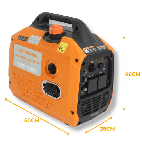 2200W Petrol Inverter Quiet Generator 230V 1