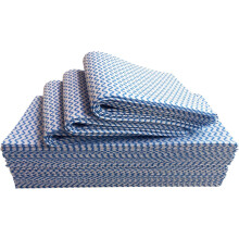 Non-Woven Fabric Wipes, Heavy Duty, Reusable Cloths For Kitchen And Bathroom, Ultra Absorbent, Fast-Dry, Blue, Set Of 60