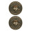 Over Par Old Bastards Golf Coin,Funny Golf Challenge-2 pieces 1