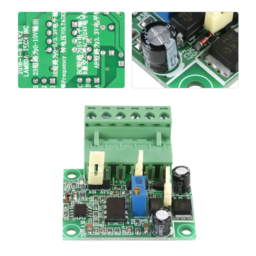 Isolated Frequency To Voltage Converter 0-10Khz To 0-10V Signal Module 5041362809486