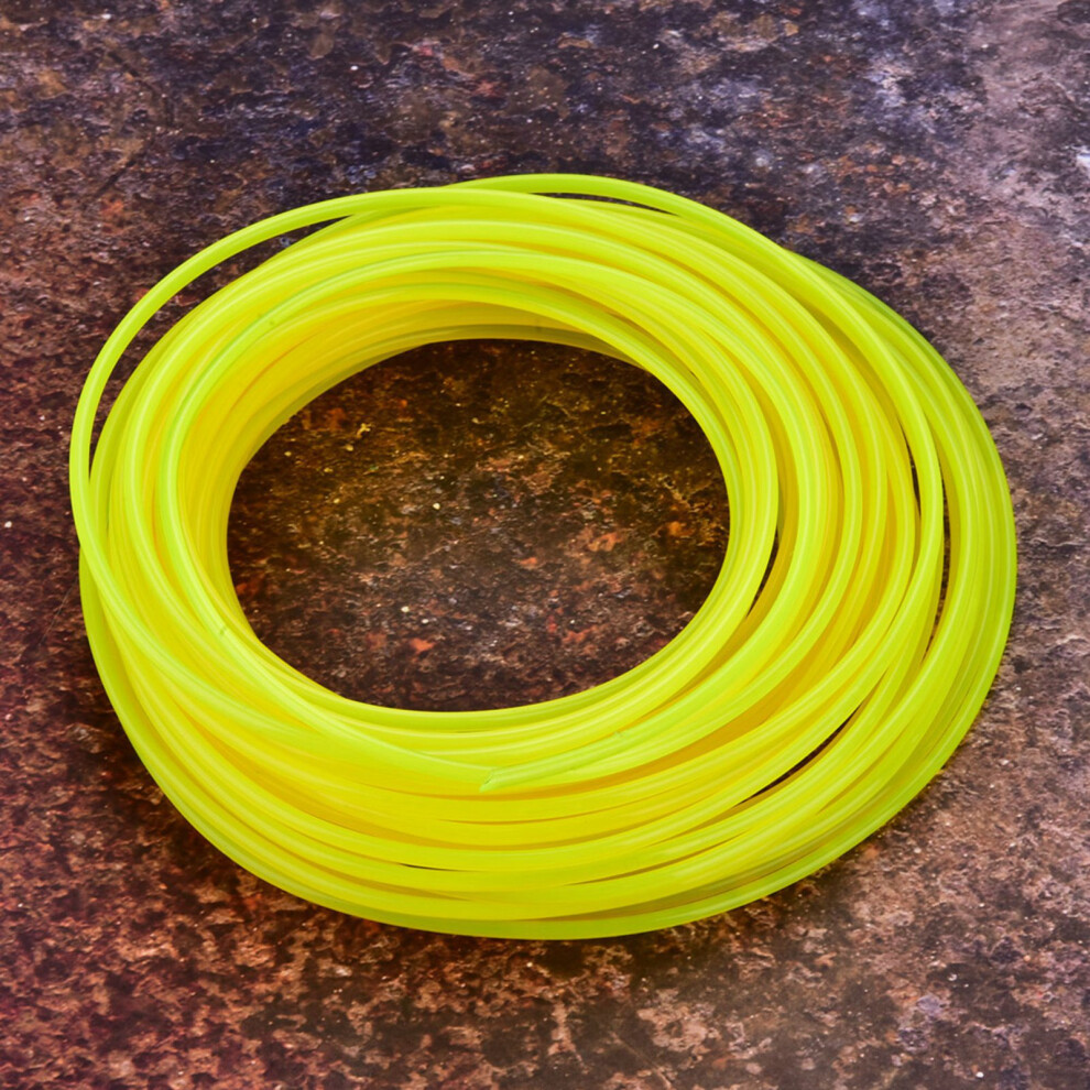 Round Trimmer Cord Line For Lawn Mower Brush Cutter 3.0Mm X 15M Yellow 9411362810090