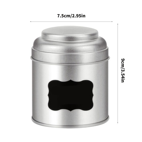 Modern Loose Leaf Teas Tin Canister Double Layer-rose gold suit 2