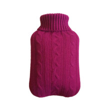 Knitted Hot Water Bag Cover Removable Case Washable AntiScalding Hand Warmer Bottle Cover For 2000ml Bottle