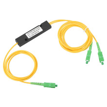 SC 1X2 PLC Singlemode Faseroptik-Splitter SC/UPC, 3,27 dB Verlust, 45 g