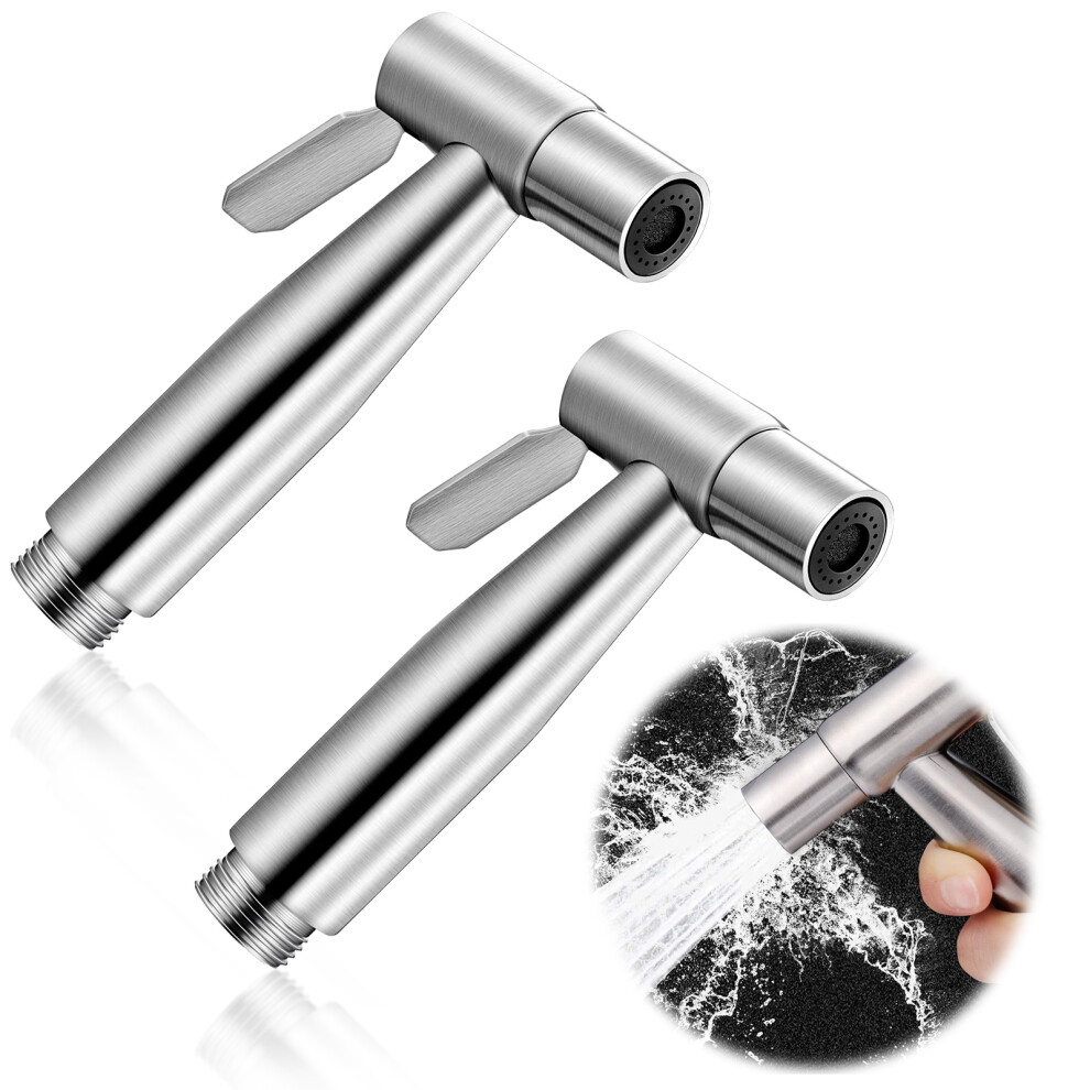 2Pcs Women Bidet Faucets Stainless Washing Device Leakproof Hygiene 3874361866158