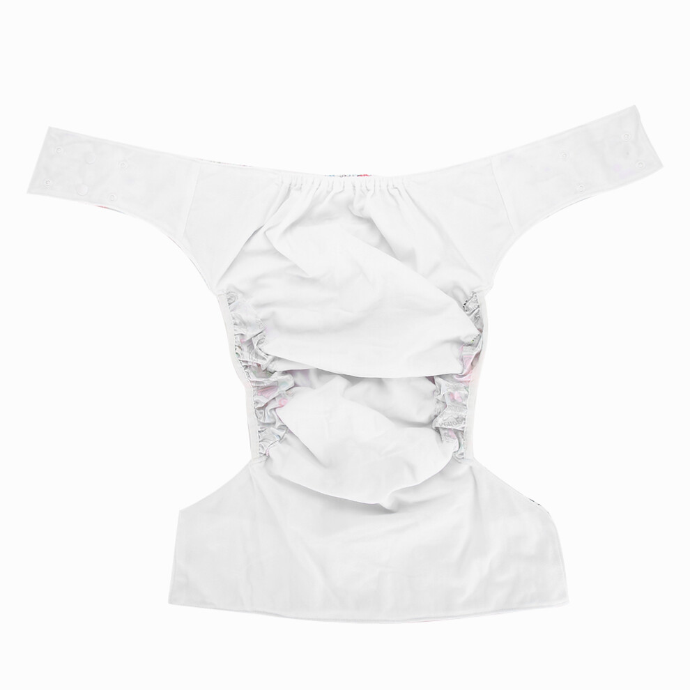 Reusable Adult Cloth Diaper Washable Breathable Adjustable, Fits Waist Up to 125cm