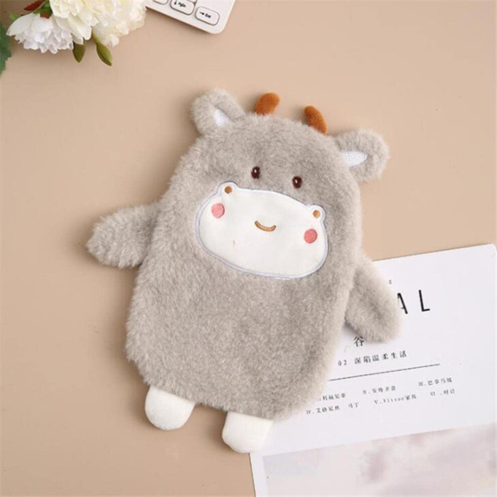 350ML Cute Cartoon Plush Hot Water Bottle Hand Warmer ExplosionProof Water Bag Portable 350ML