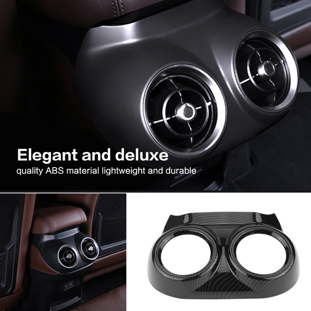 Luxury Rear Vent Trim For Alfa Romeo Stelvio Car Interior 3681362812196