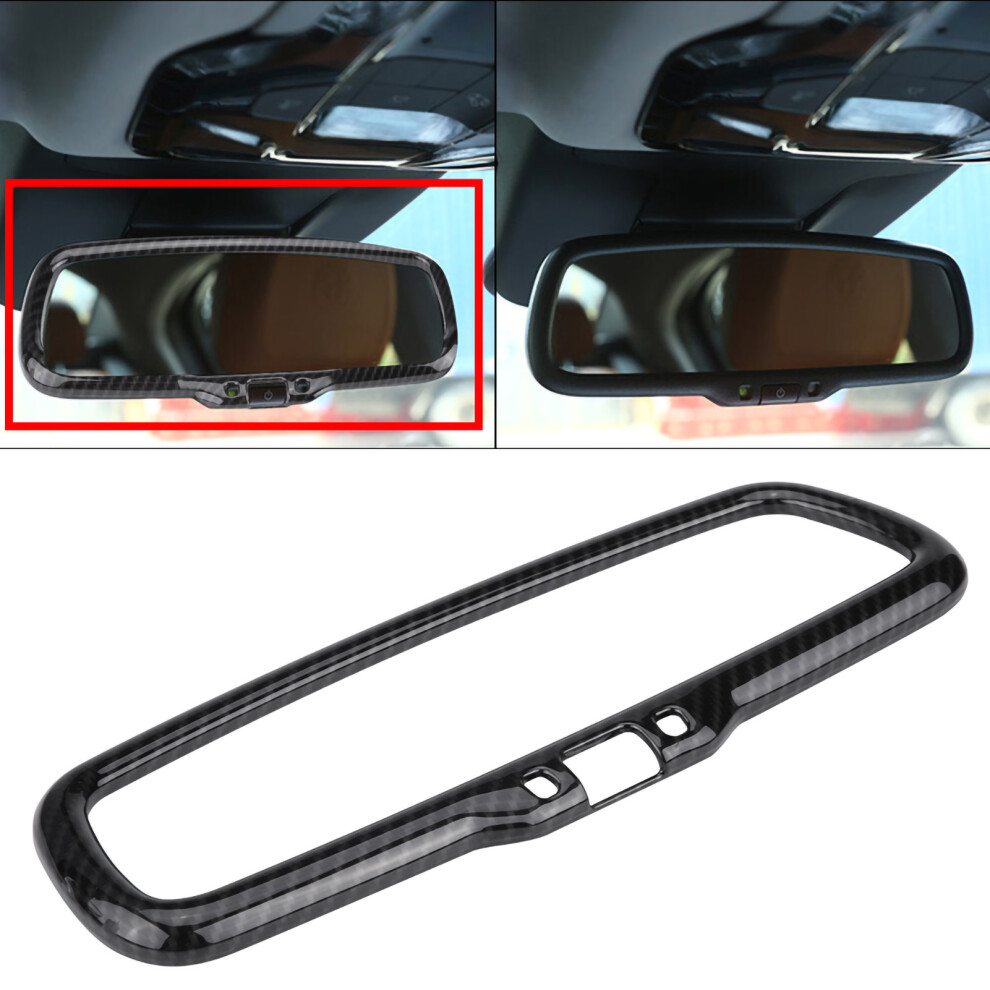 Inner Rearview Mirror Frame Cover Trim For Alfa Romeo Stelvio Giulia 2017-2020 7891362812706