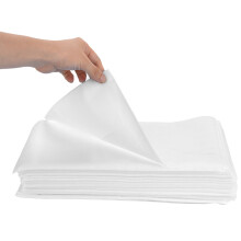 Spa- & Salon-Einweg-Bettlaken 10er Pack, wasserdicht, aus Vliesstoff, ölbeständig, weiß