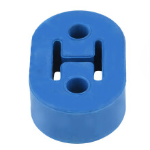 Auto-Abgasrohr-Gummihalterung mit 2-Löchern, blau, 7,44,8 cm