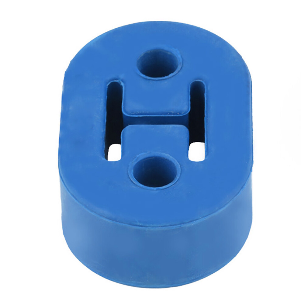 Silence Journey: 2-Hole Exhaust Mount For Reduced Noise & Vibration Blue 8231362812921