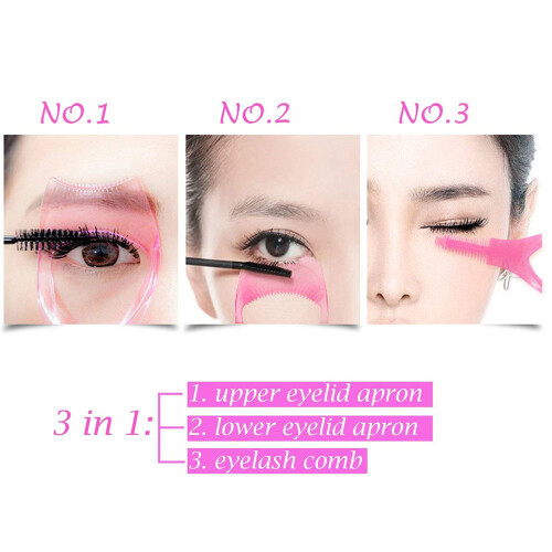 Wimperntusche Schutz-Applikator, Pink/Blau, 105*43mm 1