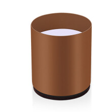 (Brown) 4 Pieces Round Desk Leg Risers Lifter Blocks Living Room Furniture