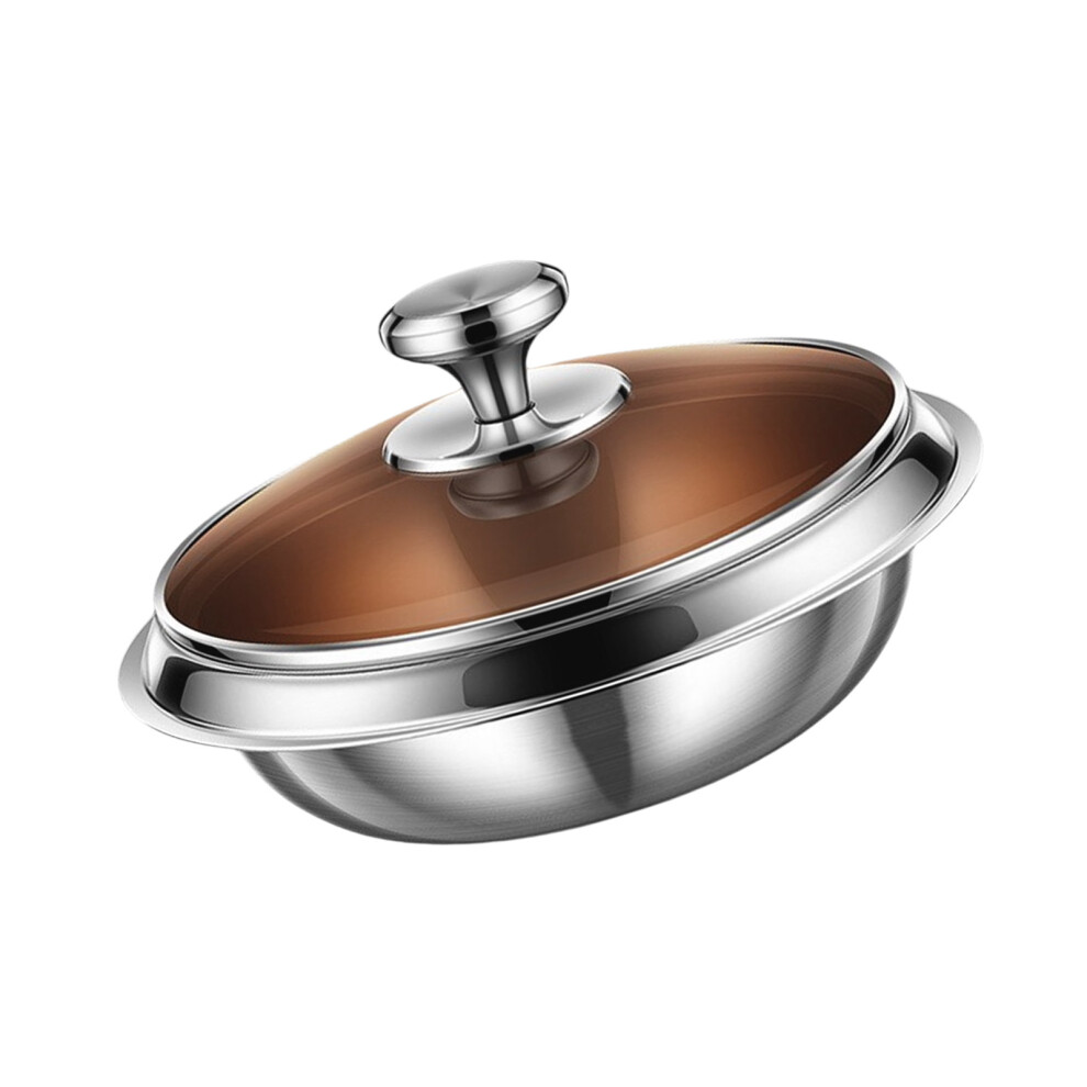 Elegant Meal Dish Set 304Stainless Steel Texture-With lid large-image-OPC-PN5DRRW-NEW