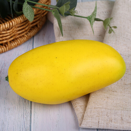 6Pcs Assorted Realistic Mangos Models for Table-green mango 1