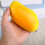 6Pcs Assorted Realistic Mangos Models for Table-green mango 4