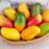 6Pcs Assorted Realistic Mangos Models for Table-green mango 7
