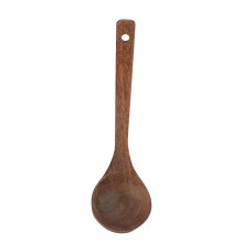 Cucharón de madera Kitchen Essentials con mango extendido, proceso de molienda múltiple que garantiza suavidad y seguridad. Mango resistente al