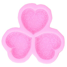 Vielseitige Bastelformen, herzförmige Fondantform für kreative Projekte, lebensmittelechtes Silikon-Kuchendekorationswerkzeug, exquisite