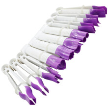 Fondantrandtangset voor culinaire creaties, pincet met kantclips en diverse patronen, taartdecoratiegereedschap voor naadloos glazuur, duurzaam,