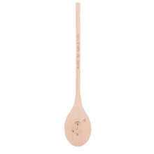 Colheres de cozinha robustas com cabo longo, utensílios de bambu ecológicos para cozinhar, mexer, refogar e misturar, cabo antiderrapante para uma