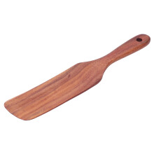 Wooden Spurtles For Wide Use Cooking, Durable Solid Wood Non Stick Utensil Protect Cookware, Heat Resistance Design Natural Teak Wood Kitchen Tools (2