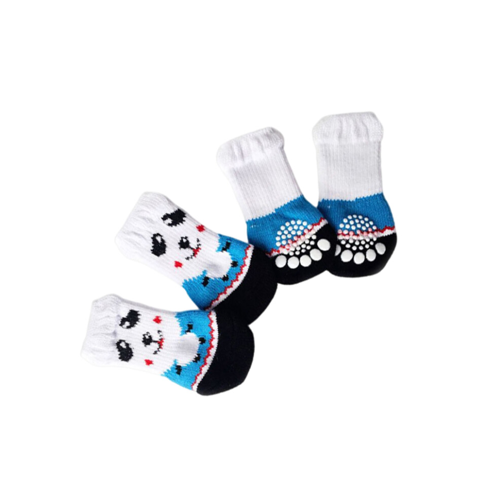 (75x3x1 cm 2) 4PCS Dog Socks Skidproof Soft Dogs Footwear Paw Protector Medium Cats-image-OPC-PN5DVVS-NEW
