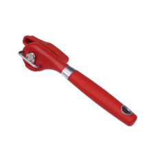 Kraftig konservöppnare i rostfritt stål, livsmedelsklassat rostfritt stål med slät kant, manuell öppning, ergonomisk design med enkel öppning,