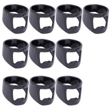Deschizător de sticle de vin de bere în stil Ringer, inel argintiu cu design frumos și practic, ușor de transportat, utilizare convenabilă