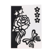 Hochwertige Kunststoffschablonen, kreative Weihnachtsprägefolder für Scrapbooking und Kartenherstellung, wiederverwendbare