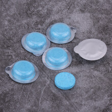 6 Stück Blaue Sprudelnde Scheibenwasch-Tabletten für Autos – 24L Reinigungsflüssigkeit