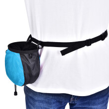 Outdoor Horizontal Parallel Bars Climbing Powder Bag Blue, 16x12x8cm
