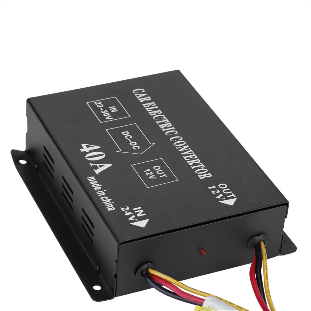 40A 480W 24V To 12V Dc Converter For Vehicles Safe And Reliable Design 4001362815635