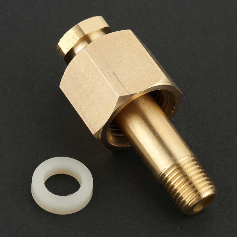 Cga-320 Co2 Regulator Inlet Nut Nipple & Washer - Brass Precision 4971362816188