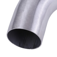 Motorcycle Exhaust Link Pipe for Benelli TRK 502 Stainless Steel 44-47mm