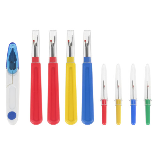 High-Quality 9 in 1 Sewing Tool with Thread Cutter & Seam Ripper Plastic Handle 1