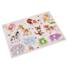 Educational Wooden Puzzle for Kids 30x22.5cm Colorful Brain Toy