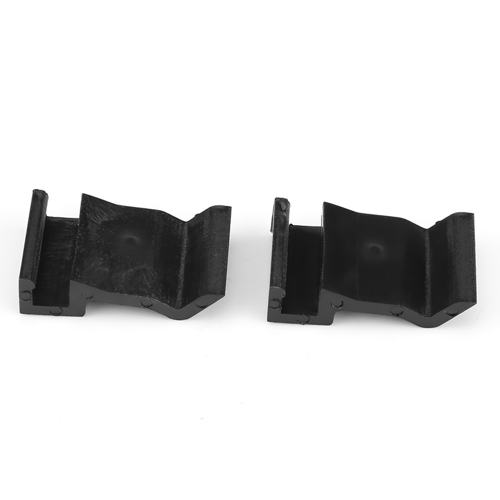 2Pcs Hood Lock Latch Bracket Kit For Jeep Wrangler Jk 2007-2017 Black 9311362818716