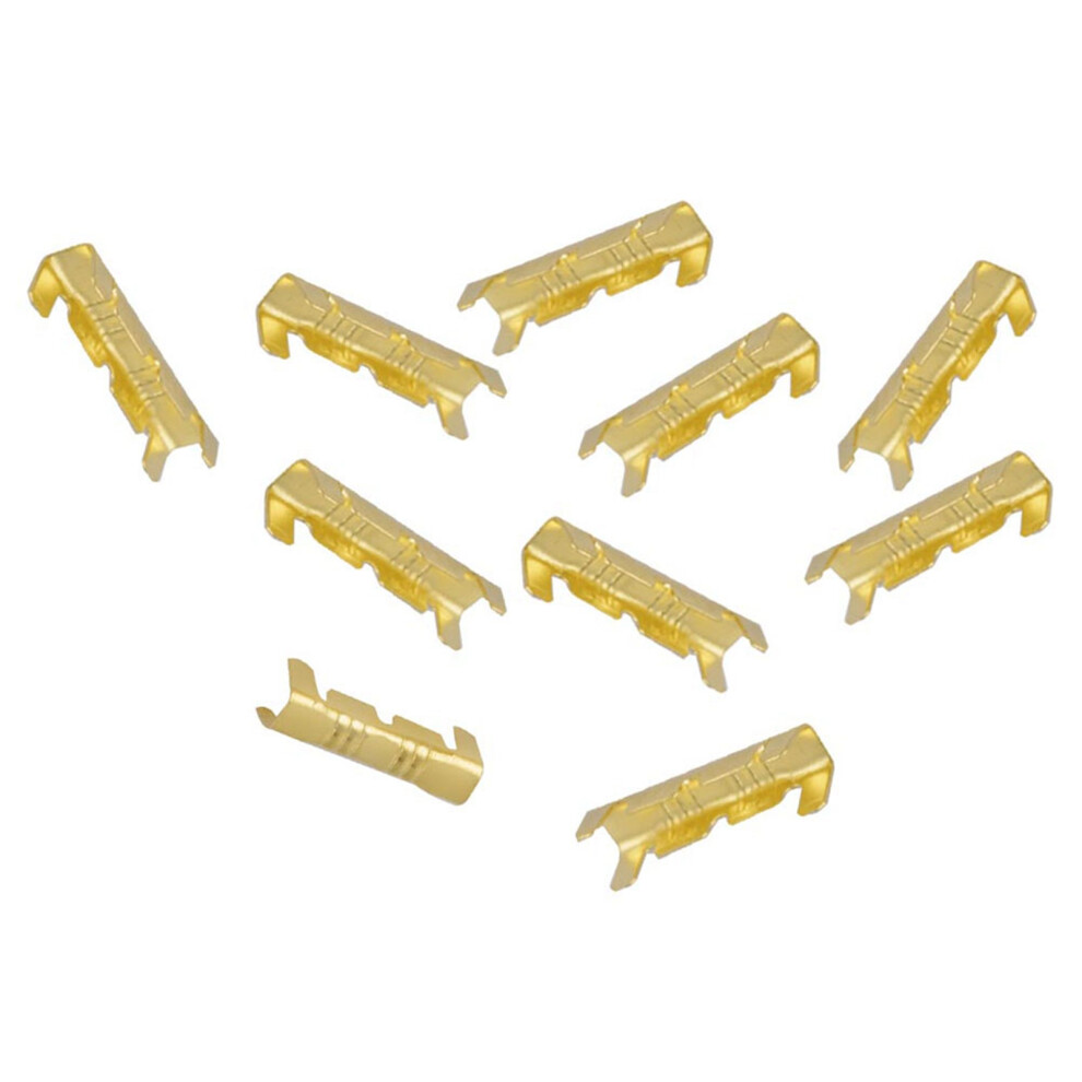 Brass Quick Connect Wiring Terminals 100Pcs 0.5-1.5Mm Square Crimp Connectors 9381362819181