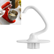 Acessório para batedeira KitchenAid, com revestimento metálico durável que garante confiabilidade, para sovar massas com fermento sem esforço em