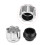Universal CNC Silver Motorcycle Fork Sliders 2 Pcs - Anti Collision Design 8