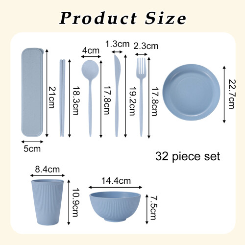 Minimalist Dinnerware Set 36 Piece, Sustainable Dinnerware Microwave Safe, Non Toxic Stackable Design, Multi Purpose Dinnerware with Natural Texture f 1