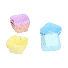 Silikon-Backförmchen für Muffins und Cupcakes, lebensmittelechtes Silikonmaterial mit flexiblen und antihaftbeschichteten Eigenschaften, vielseitig