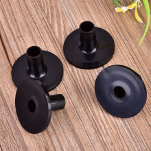 Set of 8 Black Plastic Drum Cymbal Sleeves for Musical Instruments