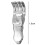 Κομψές λαβίδες σαλάτας, λαβίδες σερβιρίσματος φαγητού από ανοξείδωτο ατσάλι με 2