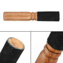 Tibetisches Kupfer-Gesangsschale-Set mit Holzschlägel & Kissen (8 cm-8,5 cm)